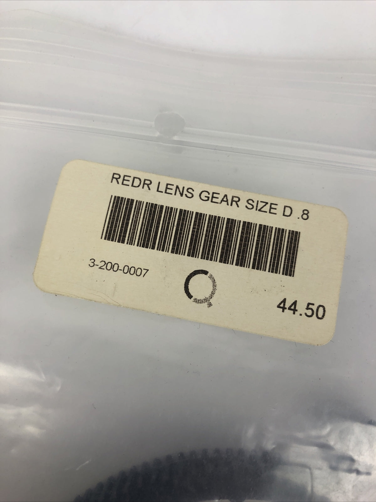 NOS FILMTOOLS REDROCK MICRO REDR LENS GEAR SIZE D .8 PITCH Black 3-200-0007