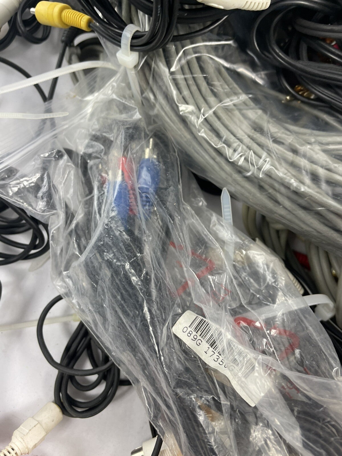 Audio Cables - Bulk Lot - As shown - RCA Cables