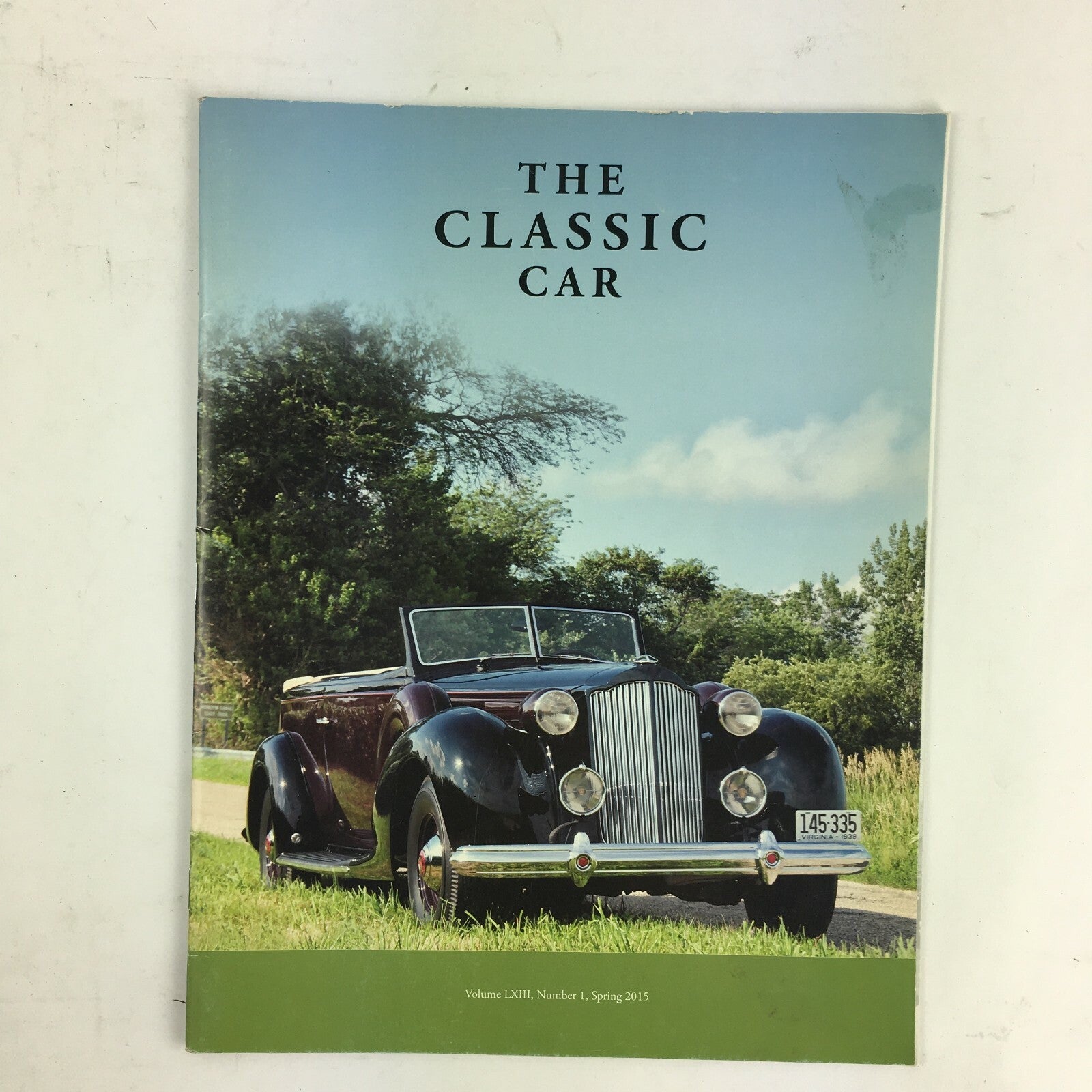 Spring 2015 Volume LXIII The Classic Car Packard Convertible Victoria