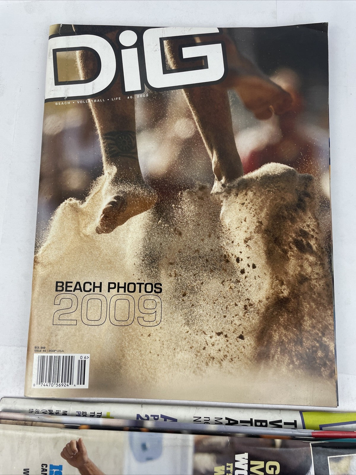 Lot Of 7 x 2009 2010 2011 " DiG " Beach Volleyball Life Magazine