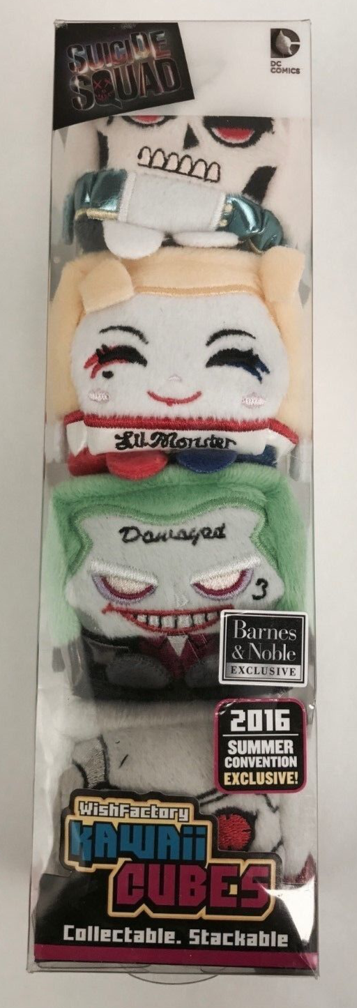 Kawaii Cubes Suicide Squad Task Force X Exclusive 4 Pack w/ Harley Joker DIABLO
