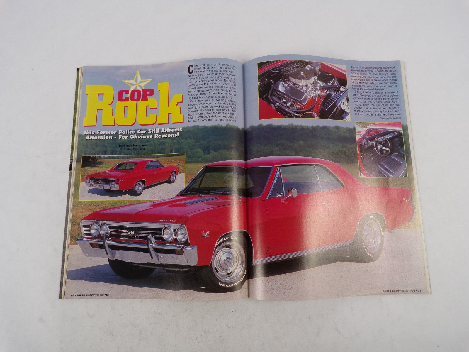 January 1995 Super Chevy The '55 Turns 40! Middle Age Never Looked So Good!