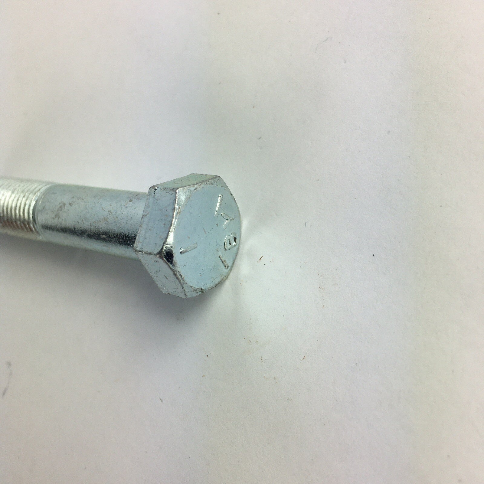 3/8"-24 x 2" Grade 5 Zinc Finish Hex Cap Screw -  Kingpin packages of 10 