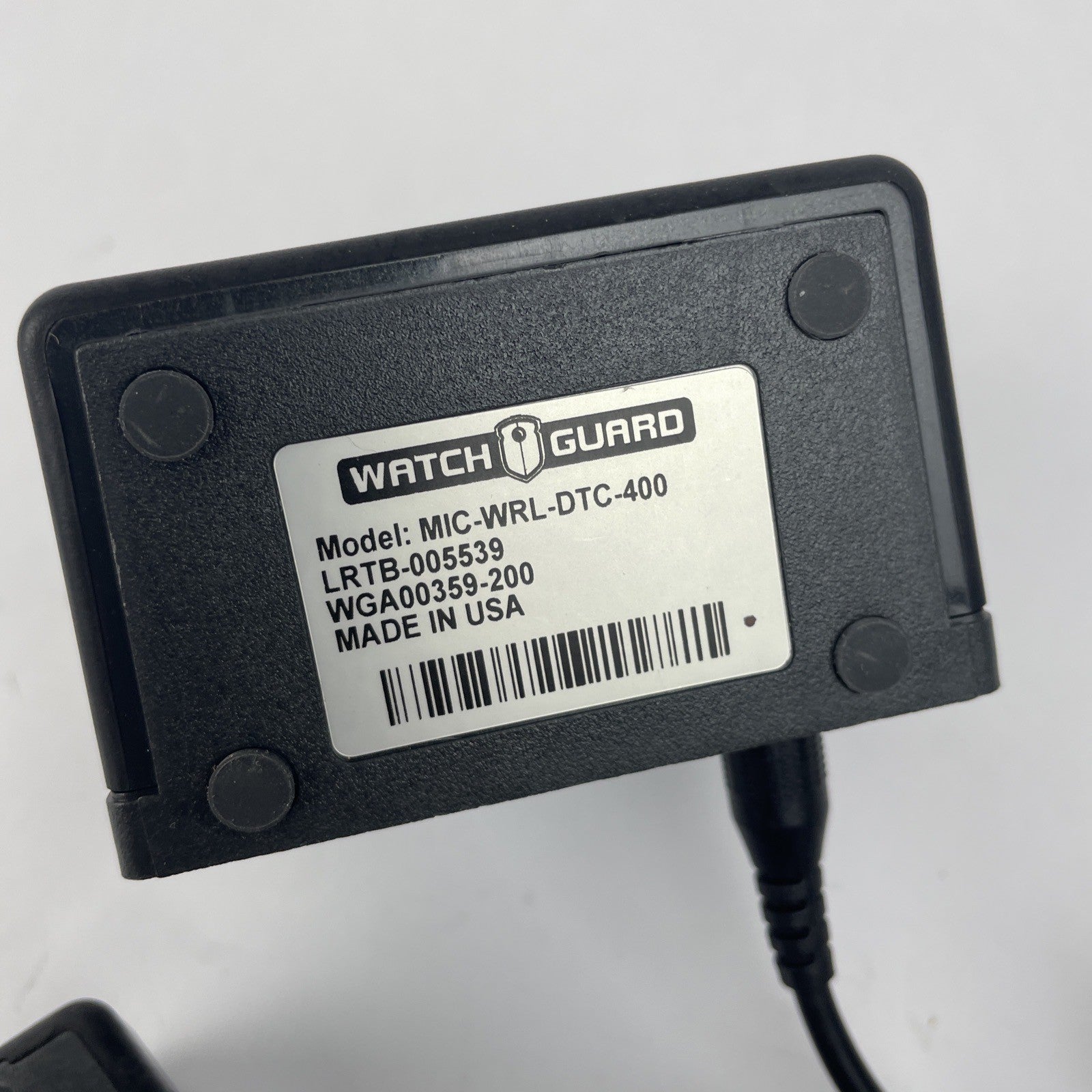 Watch Guard Wireless Microphone with Charger (New) Clips MIC-WRL-TRN-420