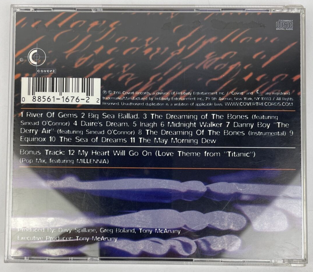 The Sea Of Dreams by Davy Spillane (Digital Audio CD, 1998, Covert Records)    S