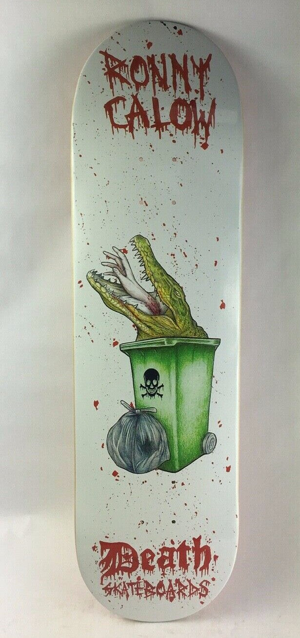 Ronny Calow Crocodile Pro deck - Death Skateboards 8.25 " with grip 