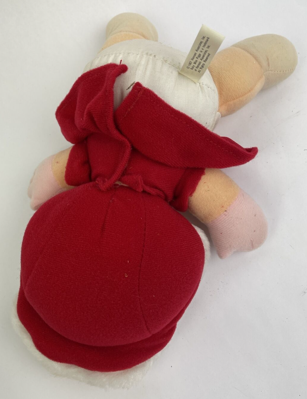 Vintage Miss Piggy 12" Christmas Plush Doll 1987 Muppet Baby - Jim Henson LOOK