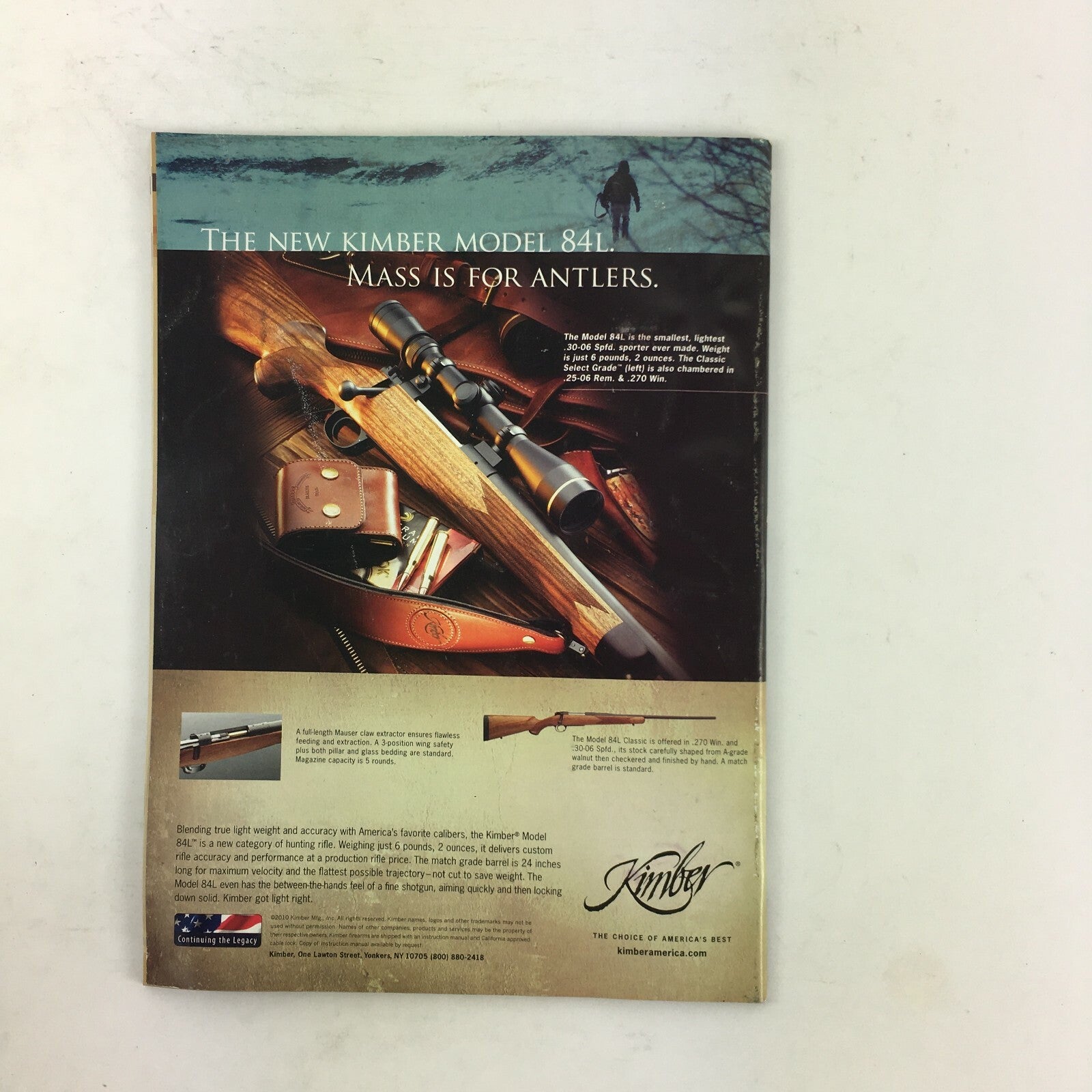 May 2009 American Rifleman Magazine Old School Cool Uberti's 1885 High Wall