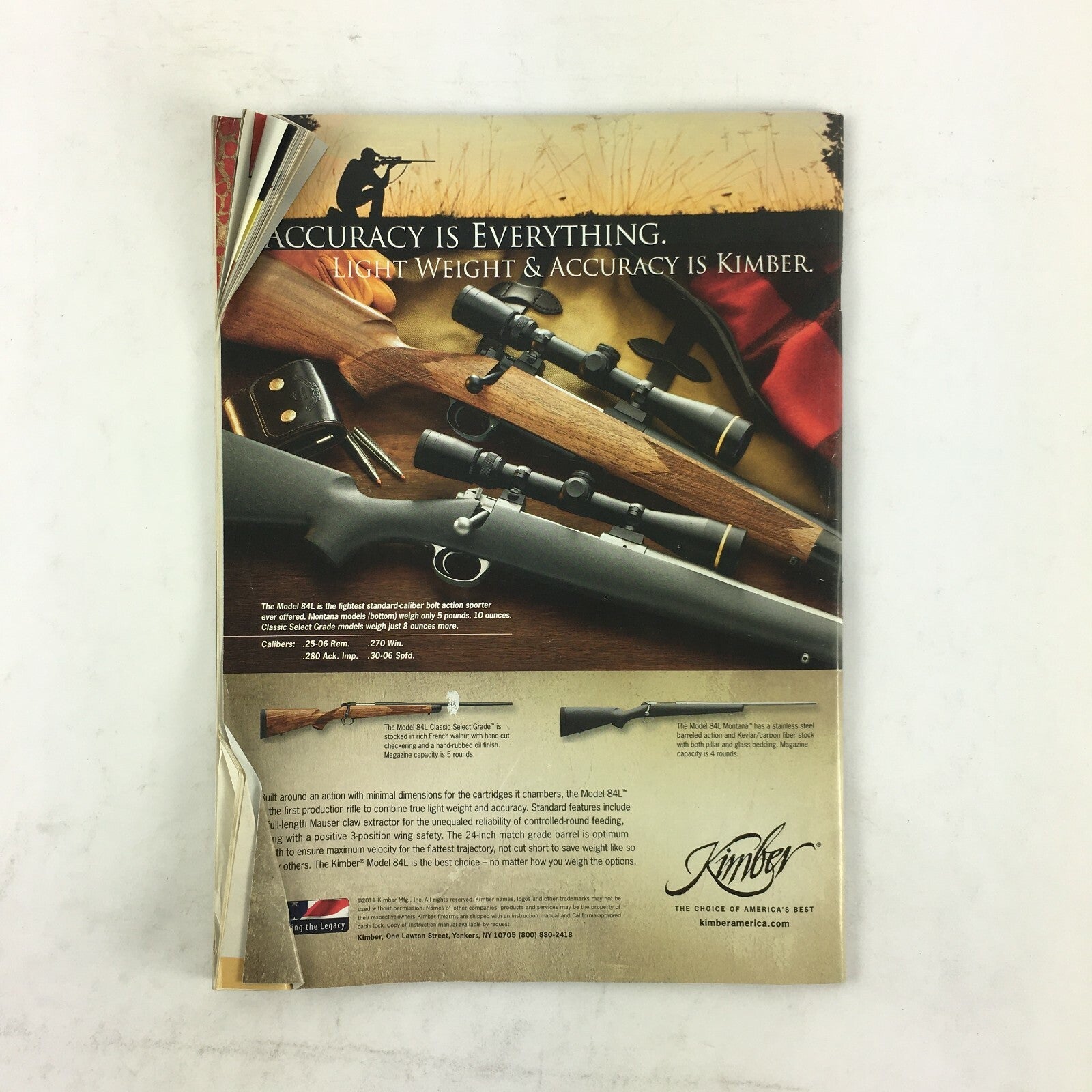 September 2011 American Rifleman Magazine 50thCabelas Anniversary Guns M1Garands