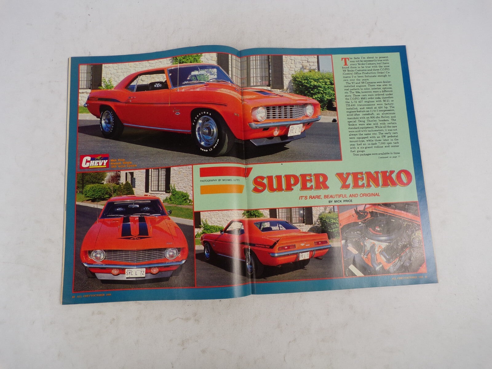 October 1988 All Chevy Turbo 350 For Classics CCCI Show Tech: 454 Engine Assembl
