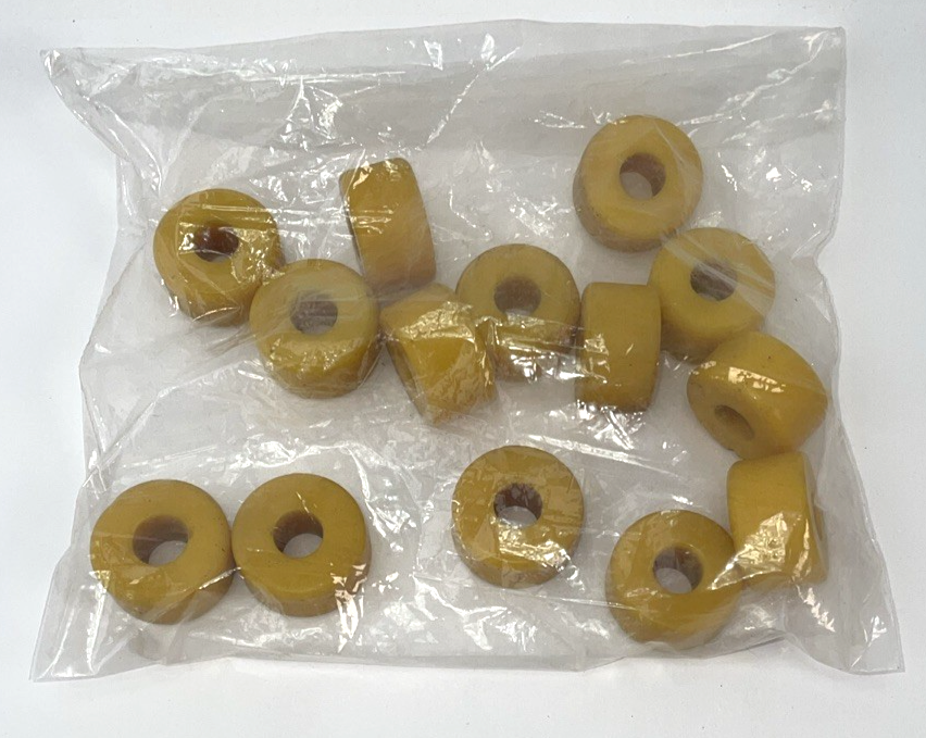 Sector 9 Skateboard Lower Truck Bushings 95a Tracker Yellow Lot of 14 Vintage