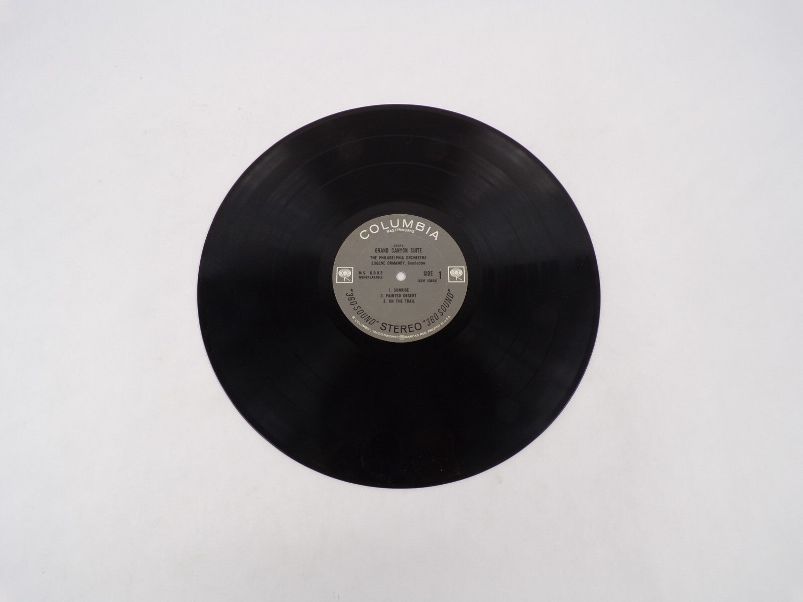 Grofe Grand Canyon Suite The Philadelphia Orchestra Sunrise Vinyl Record