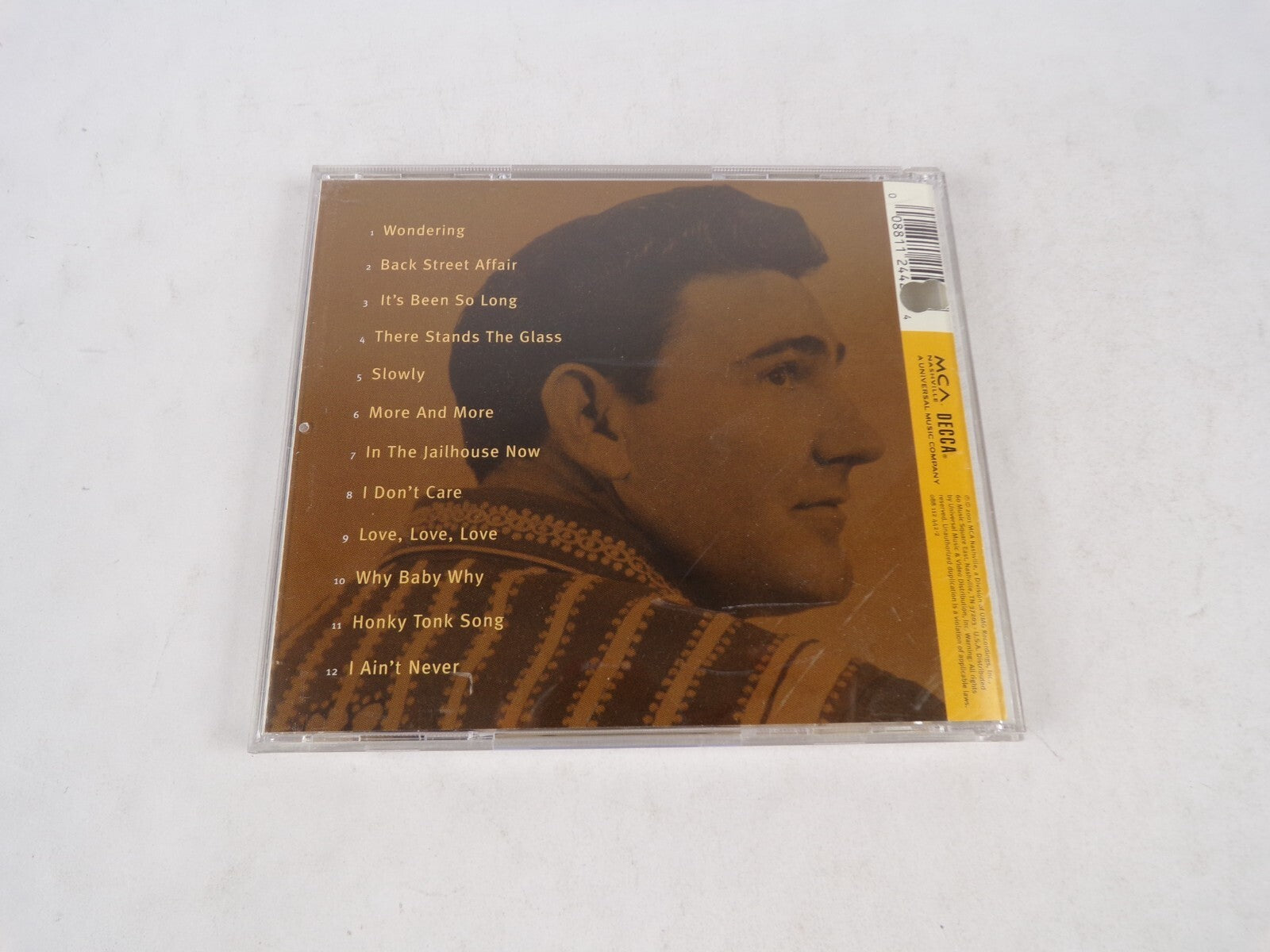 The Best Of Webb Pierce Wondering Back Street Affair There Stands CD#55