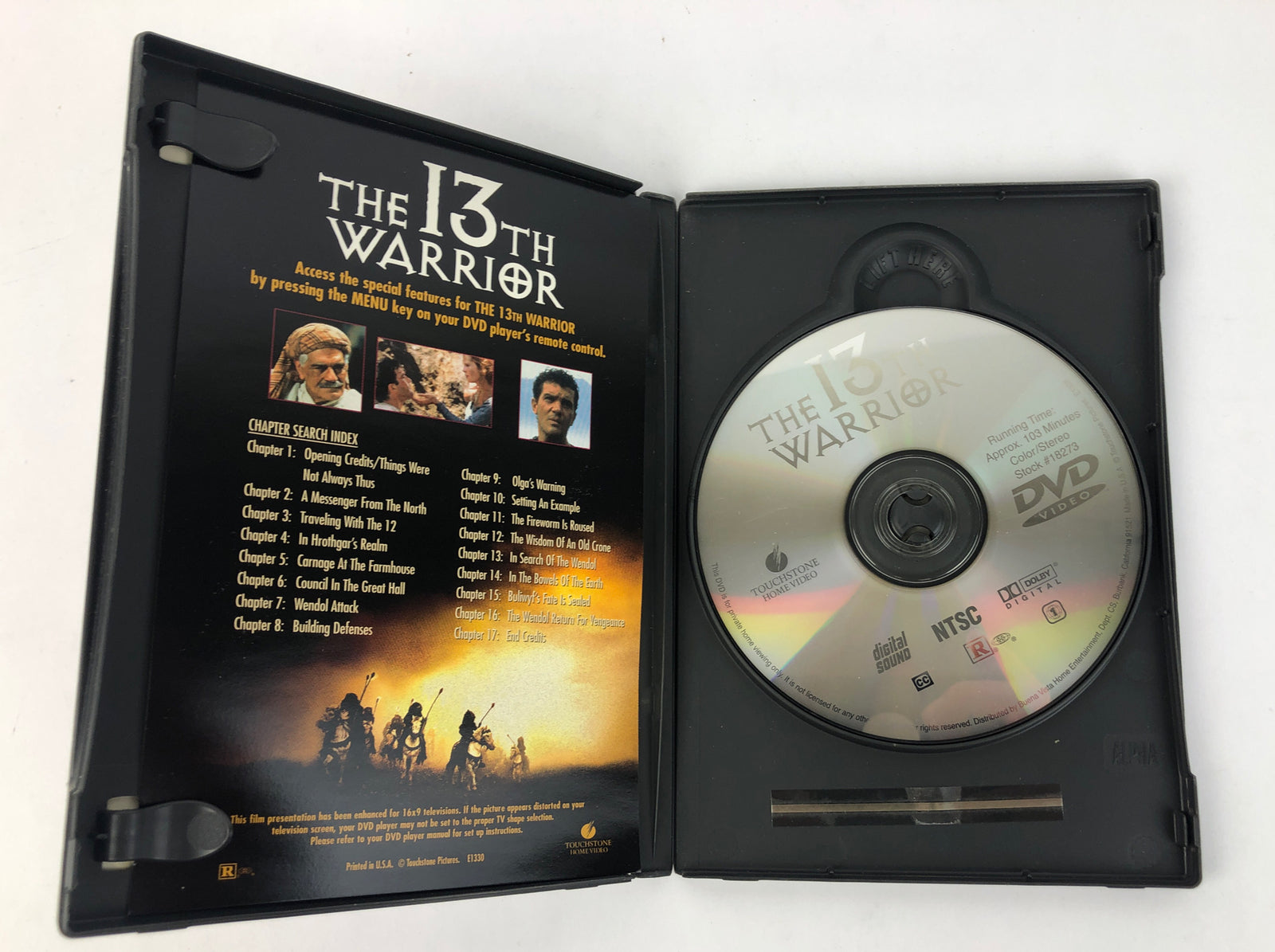 The 13th Warrior DVD Antonio Banderas VGC - Free Shipping