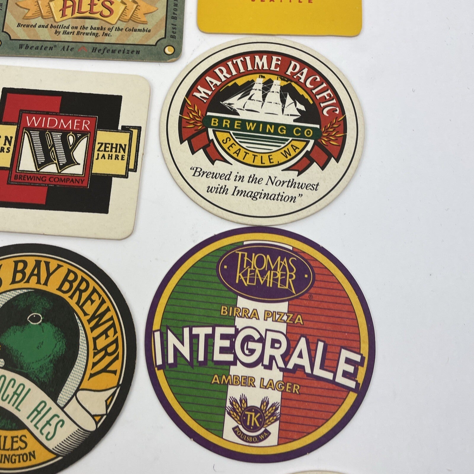 Retro Beer coasters Lot of 20 ALL DIFFERENT Import & Domestics Home Bar Vintage