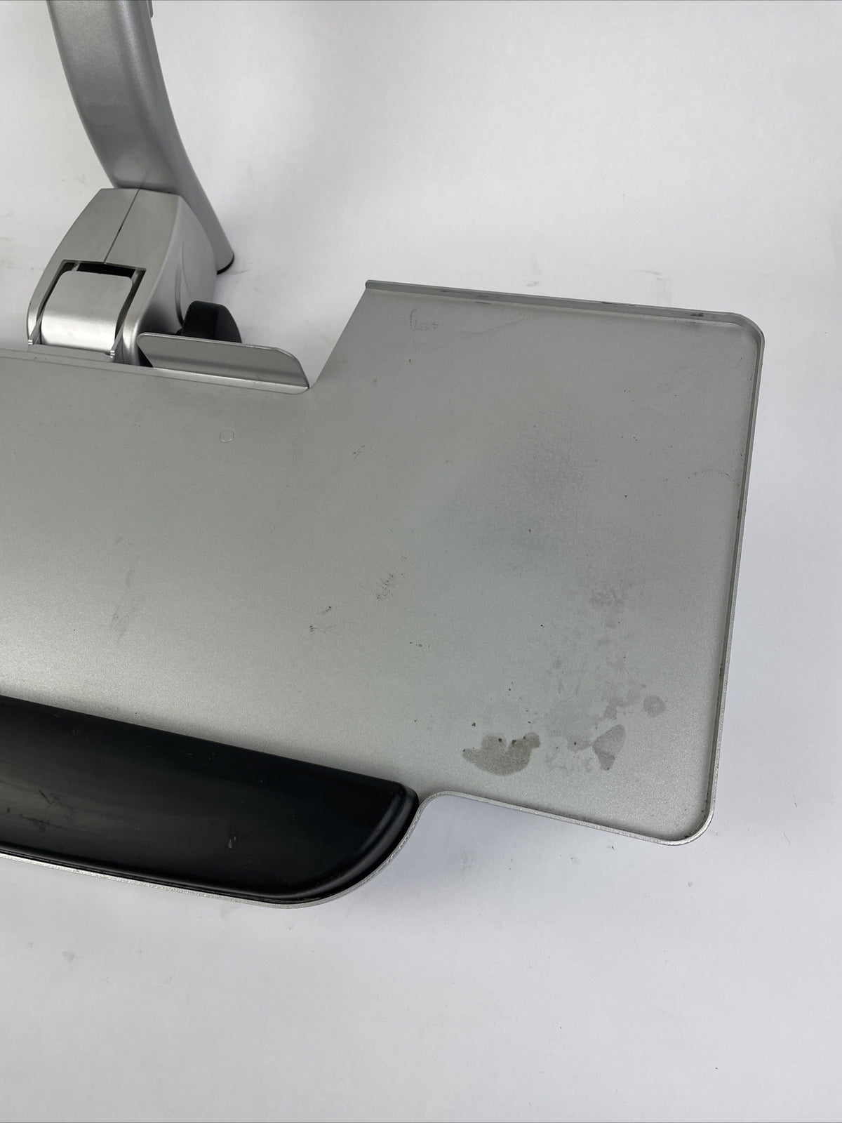 USED Single Monitor & Keyboard Sit-Stand Pole Mount Standing Workstation - LOOK