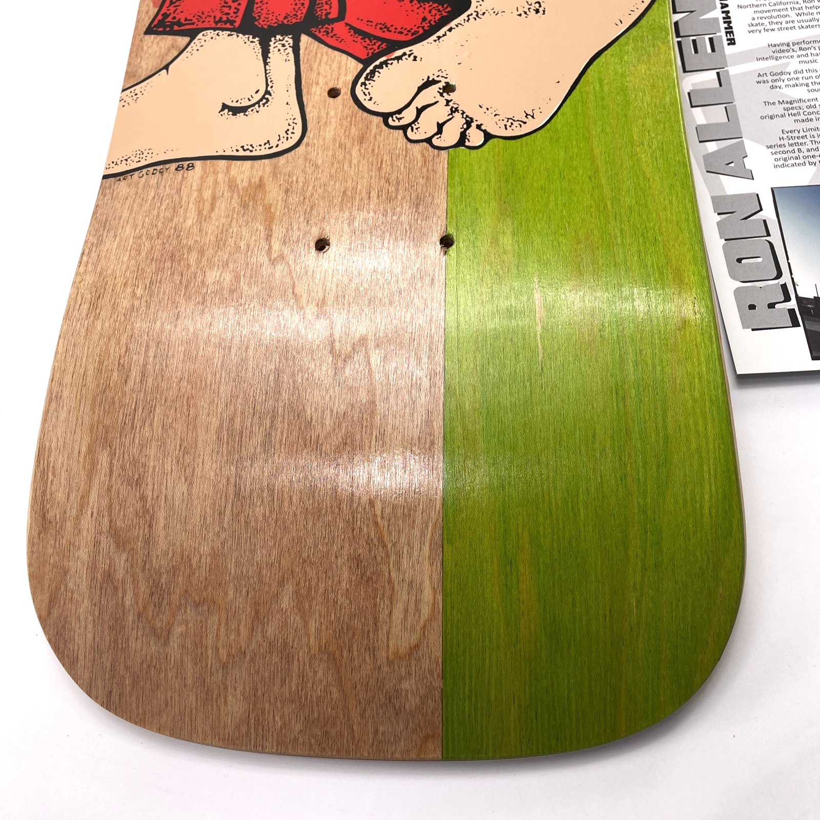 RON ALLEN "INSANE" RE-Issue Deck H-Street Skateboards Watson Laminates 08 / 166