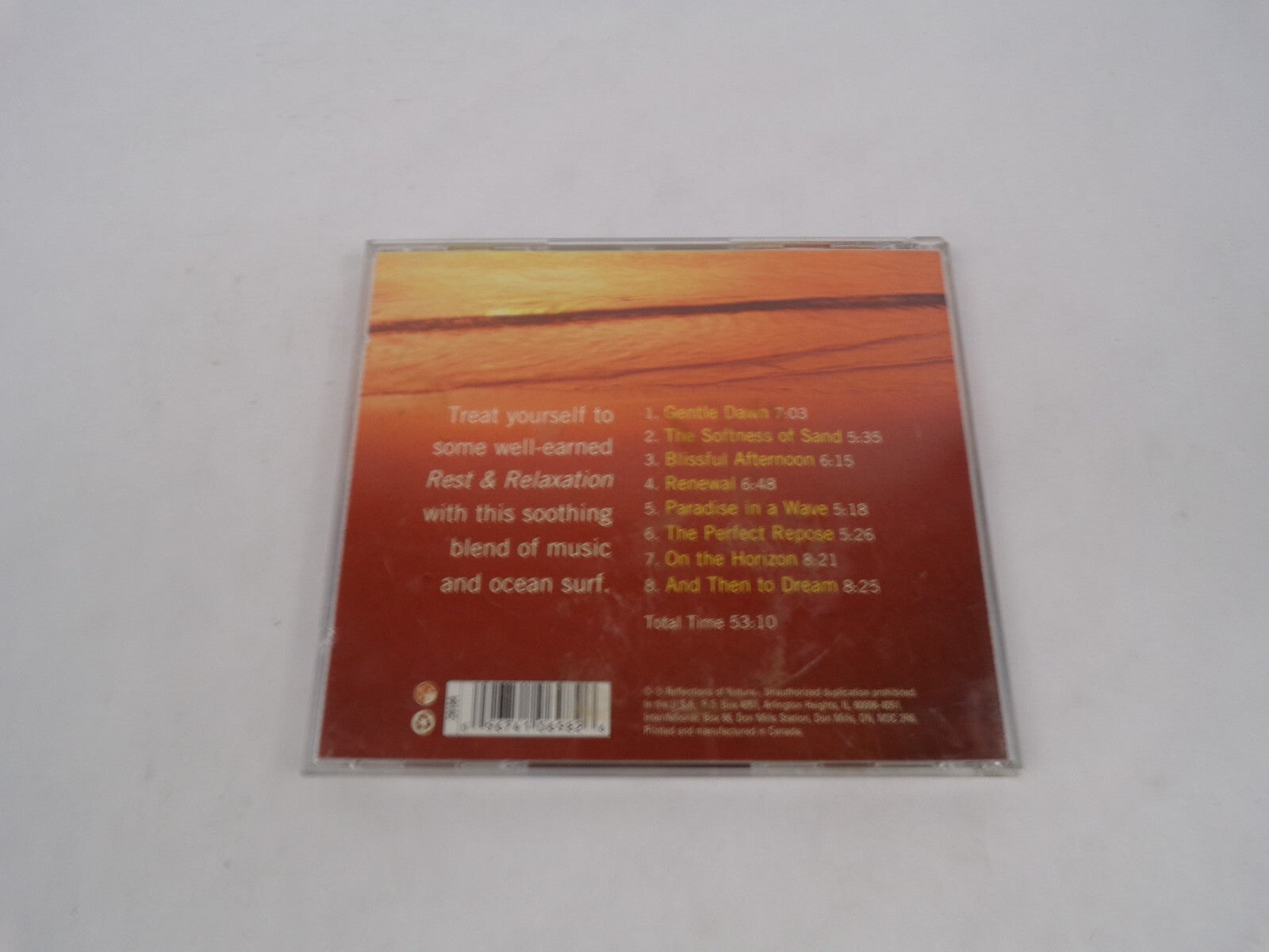 Rest & Relaxation Gentle Dawn The Softness Of Sand Blissful Afternoon CD#63