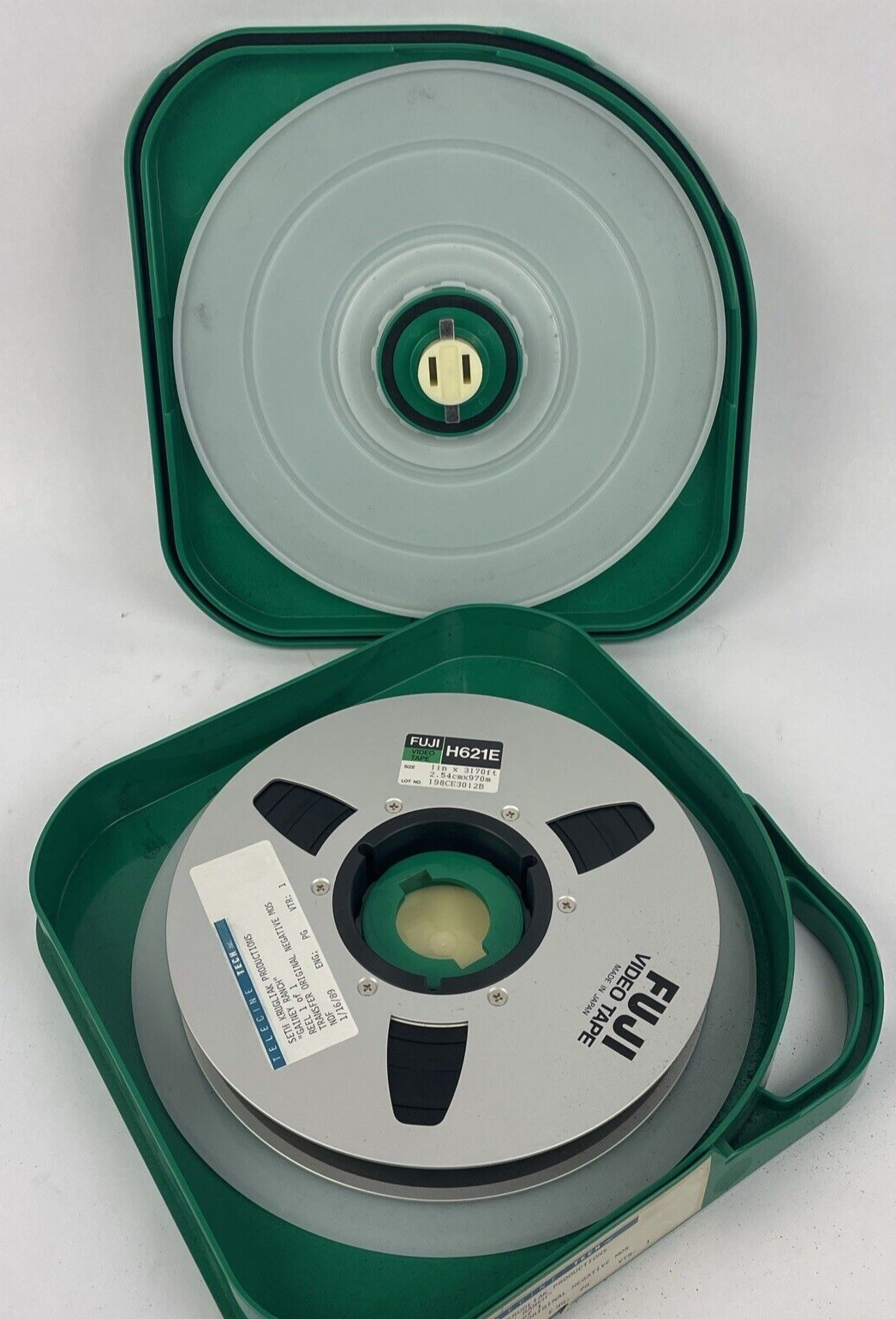 FUJI H621 Mastering Video Tape Reel Gainey Ranch -Seth Krugliak 1989 OG Negative