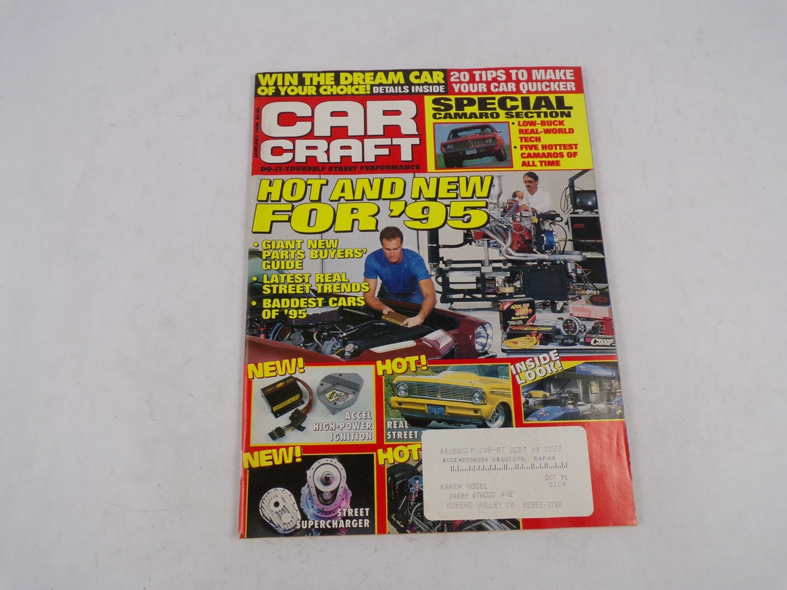 January 1995 Car Craft Hot And New For '95 Win The Dream Car Of Your Choice!