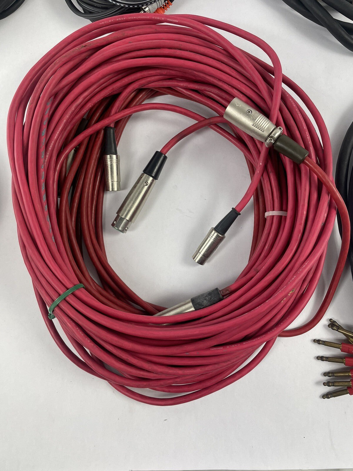 Lot of 8 Audio Snakes - XLR / TRS / Switchcraft  M642 / Neutrik Whirlwind