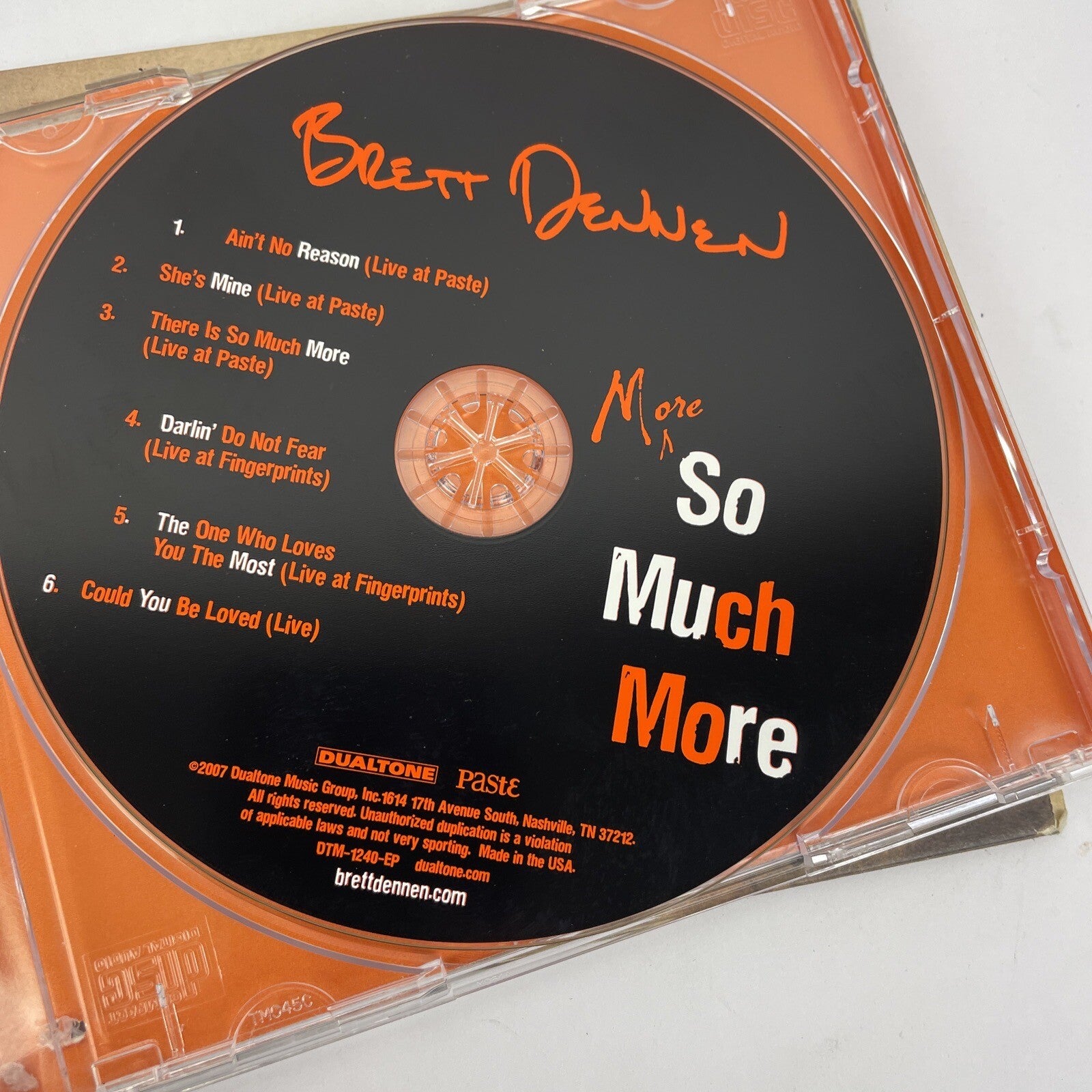 2 x Brett Dennen Digital Audio CD The Definitive Collection - More So Much More
