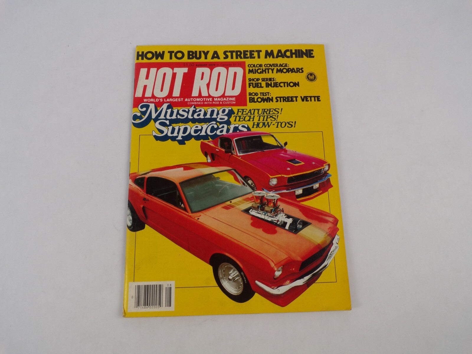 August 1979 Hot Rod Magazine Mustang Super Cars Mighty Mopars Fuel Injection