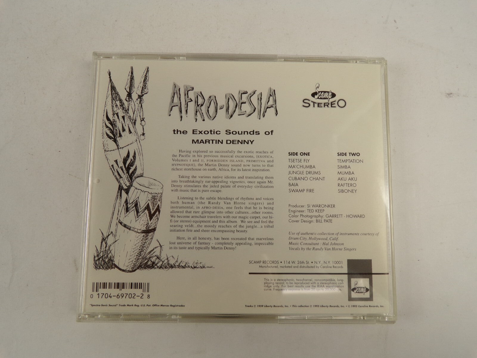 Afro Desia The Exotic Sounds Of Martin Denny Swamp Fire Baja Mumba CD#48