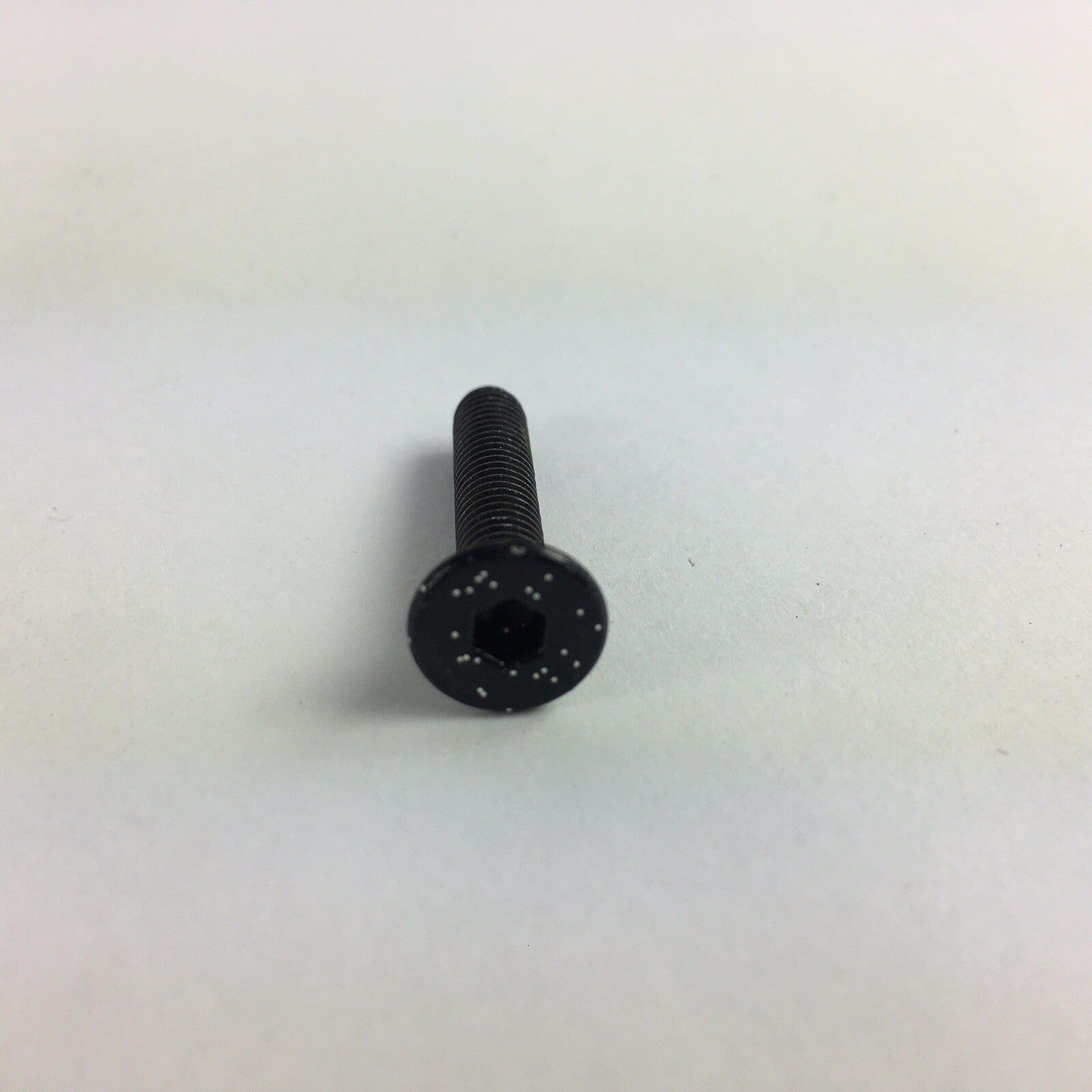 #10-32 7/8 Flat Head Socket Cap Screws Alloy Steel Black Oxide Allen Glitter top