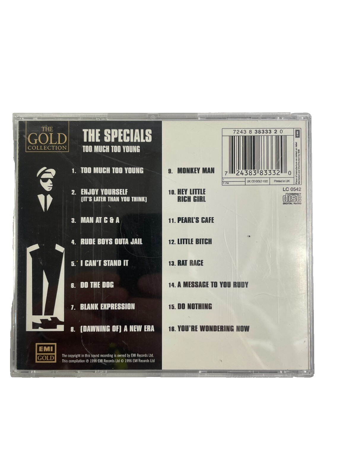 The Specials Too Much Too Young Enjoy Yourself (It's Later Than You Think) CD#10