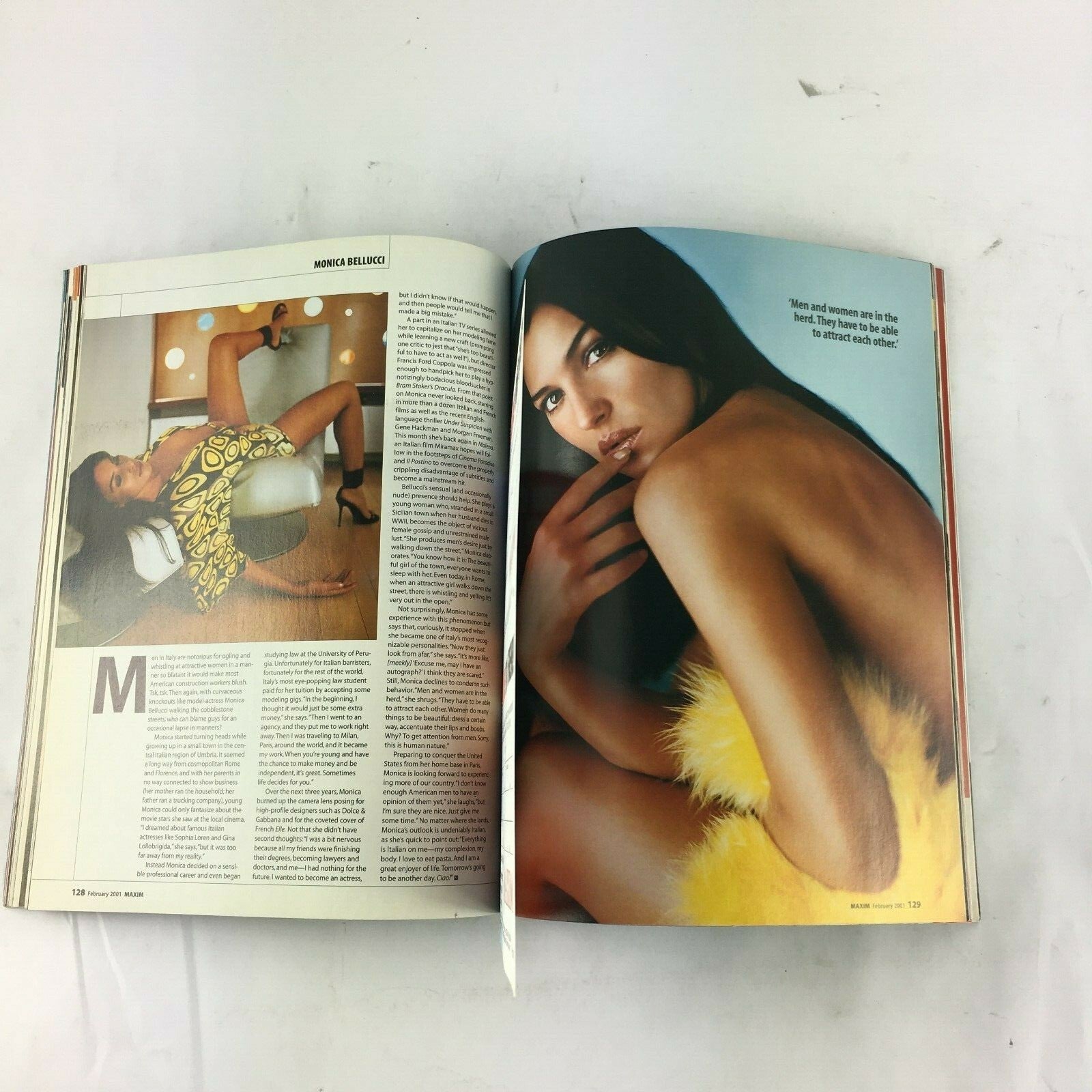 February 2001 Maxim Magazine Hey, Denise! Dost Thou Cometh Here Often?