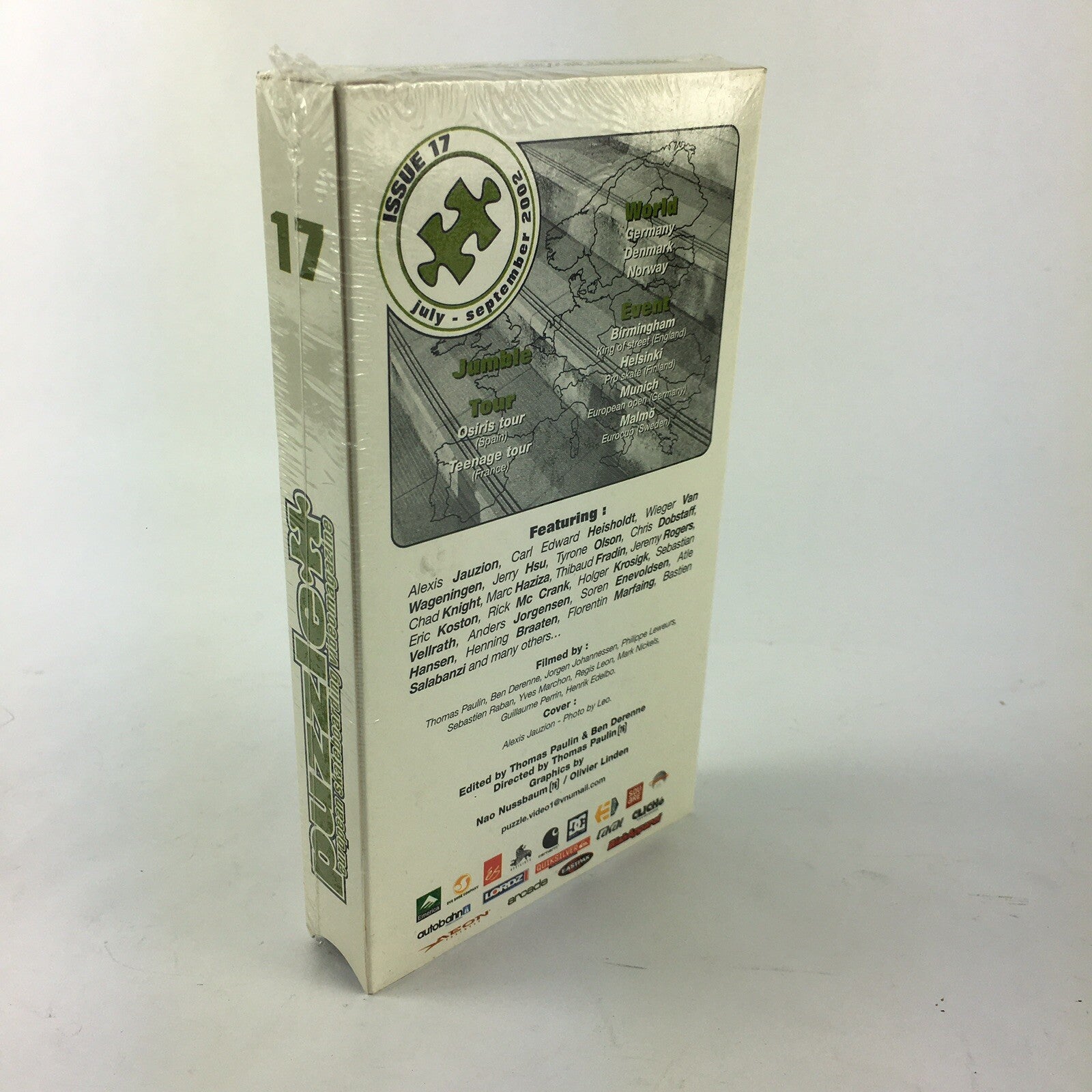 Puzzle European Skateboarding Videomagazine 17 VHS Tested Excellent Condition