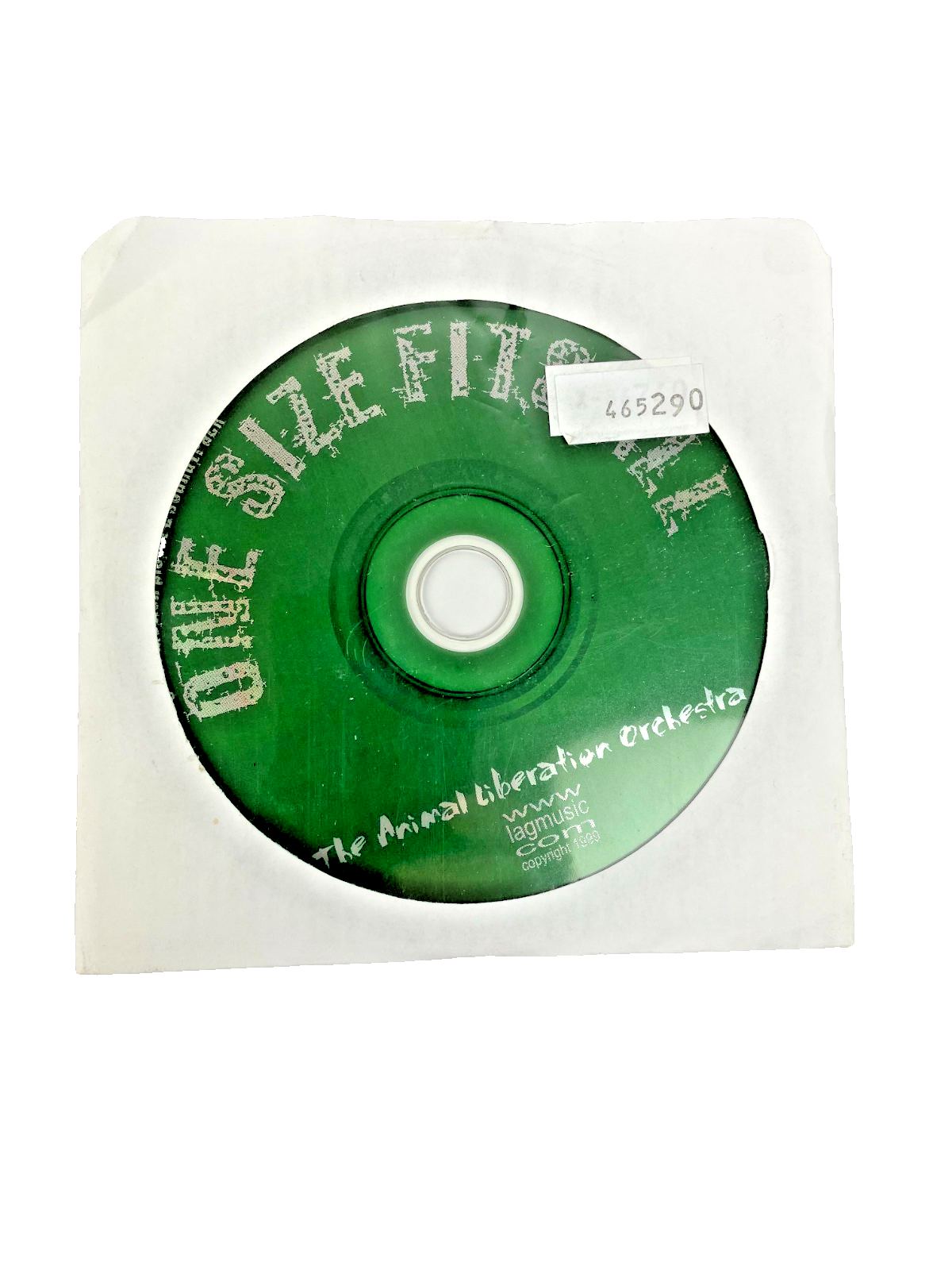 The Animal Liberation Orchestra One Size Fits All Digital Audio CD lagmusic 1999