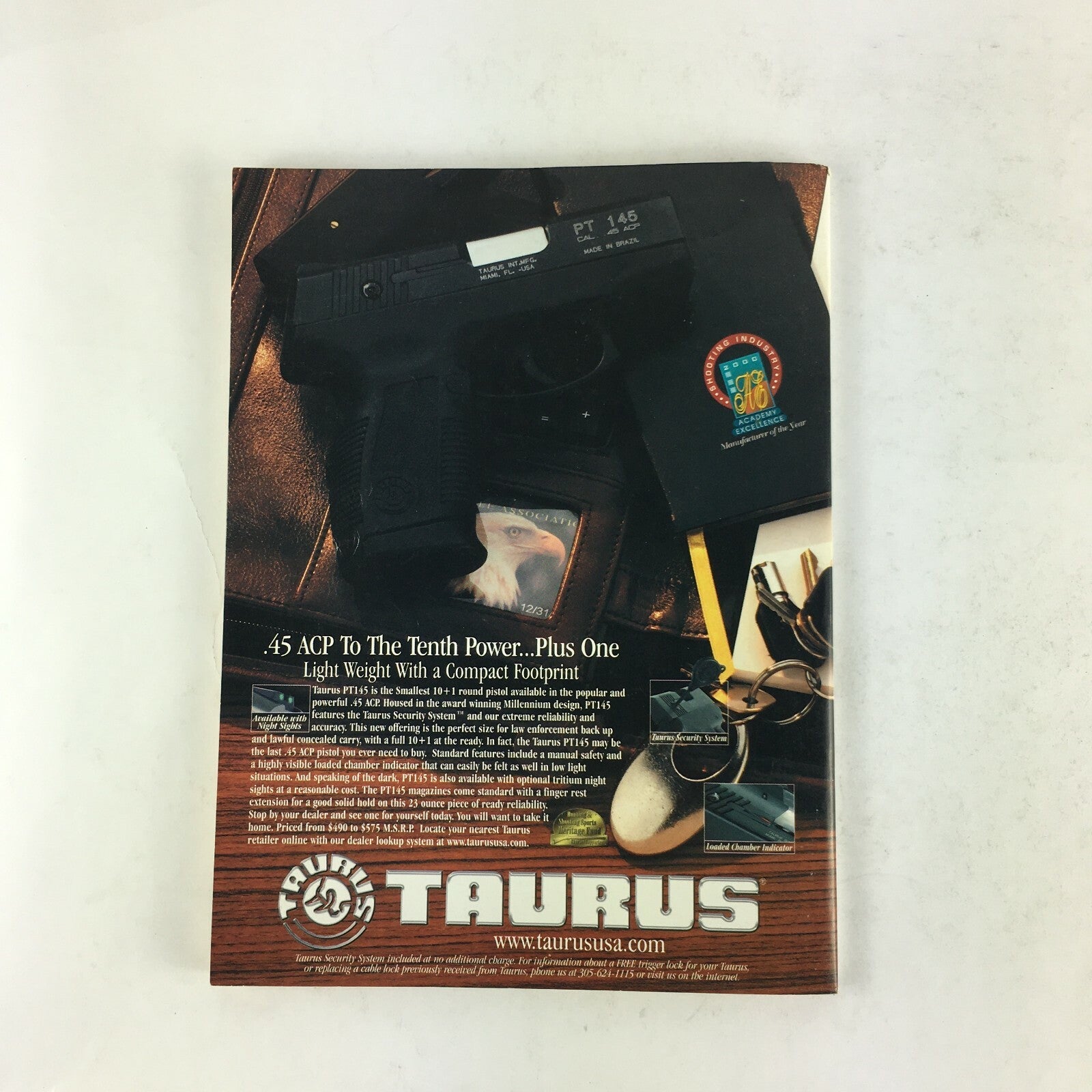 2001 Guns Magazine 2 New Breed Rifles! M77CR.243 Remington M710.30-06 Taurus 