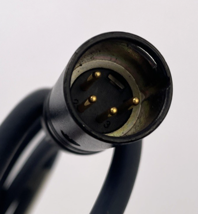 Neutrik 4-Pin XLR Gold Male - LEMO FGG 2B Male 6-Pin Bolt Power Cable - 36" Long