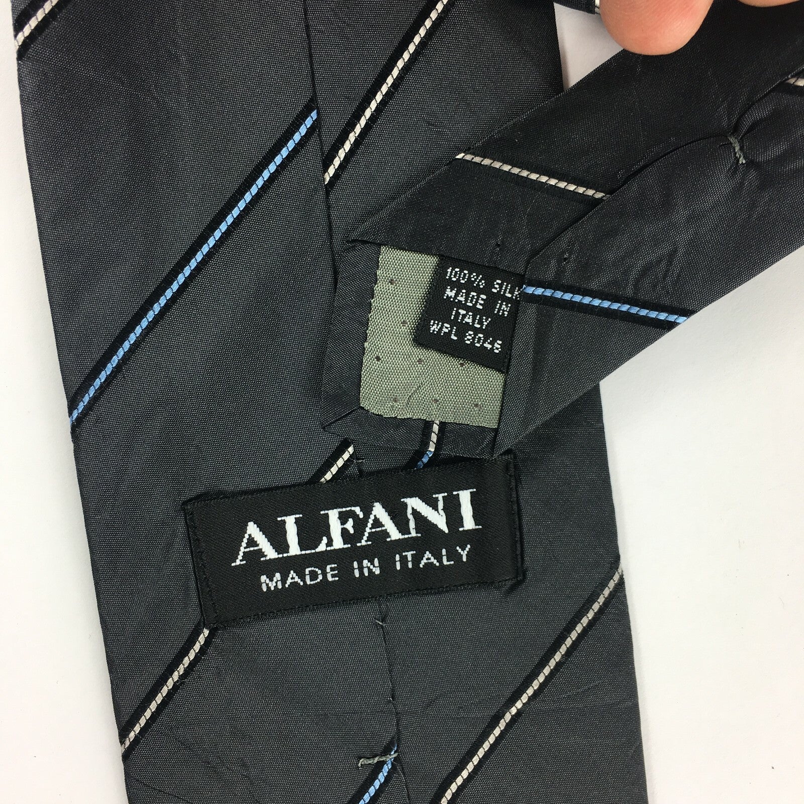 Genuine Alfani 100% Silk Handmade Stylish Formal/Casual Tie Multi Coloured