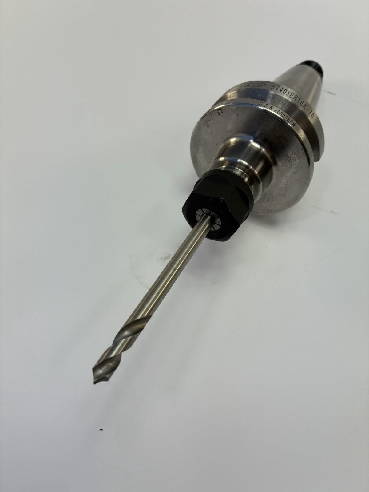 Techniks SYIC 16151 BT40 ER16 70mm Collet Chuck Tool Holder 25K RPM