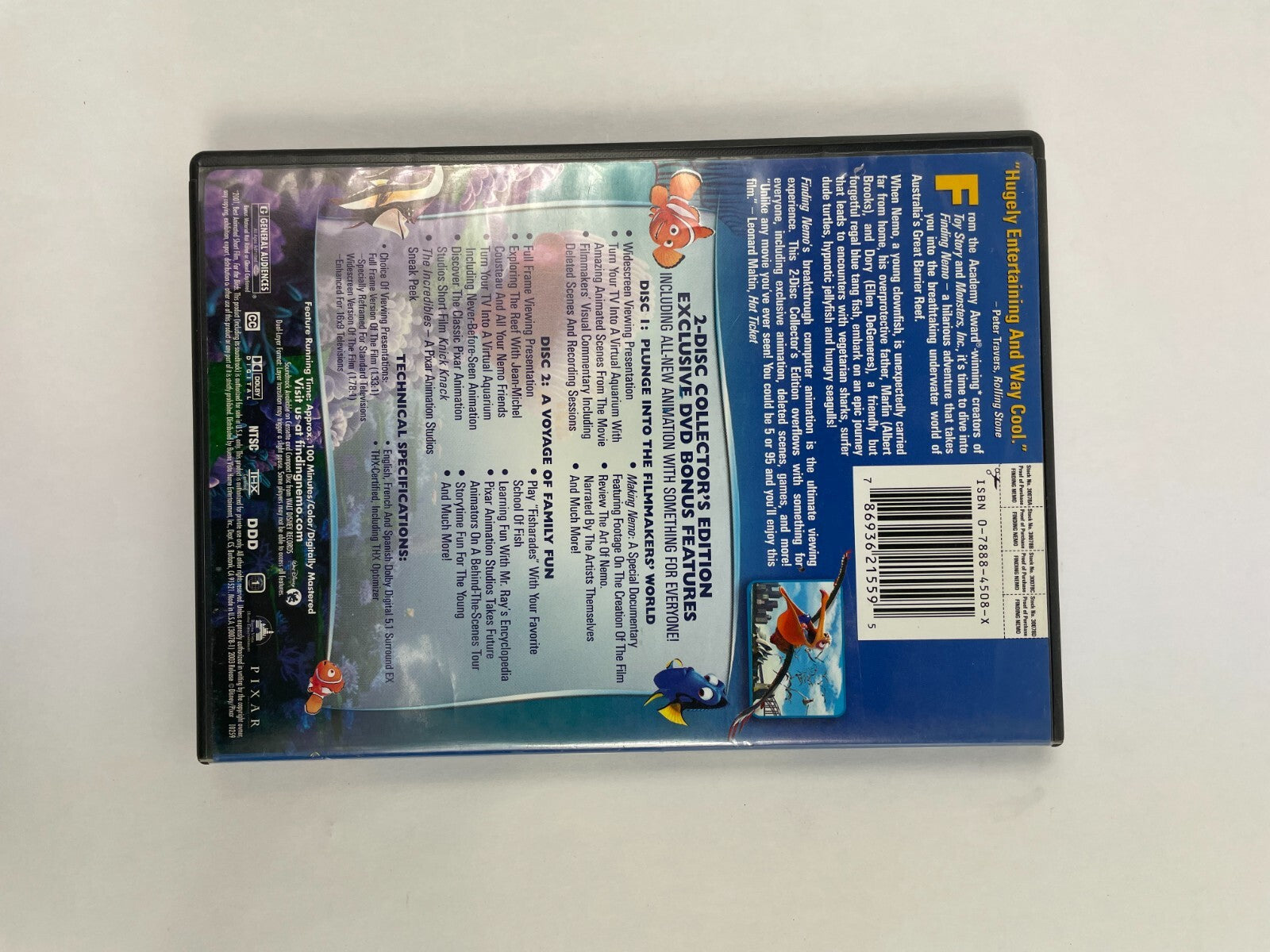 Finding Nemo One Of The Years Best Film Plug Into The Filmmakers World DVD Movie