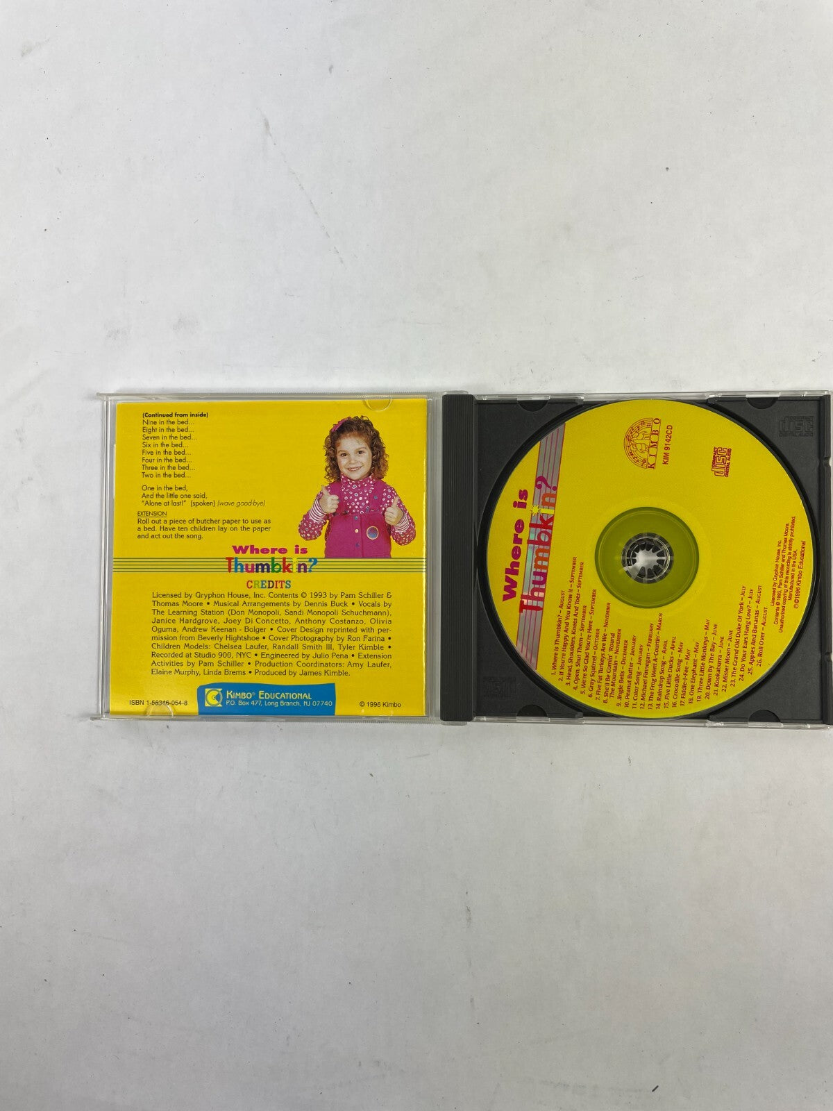 Where Is Thumbkin? If You're Happy And You Know It Head, Shoulders, Knees CD#72