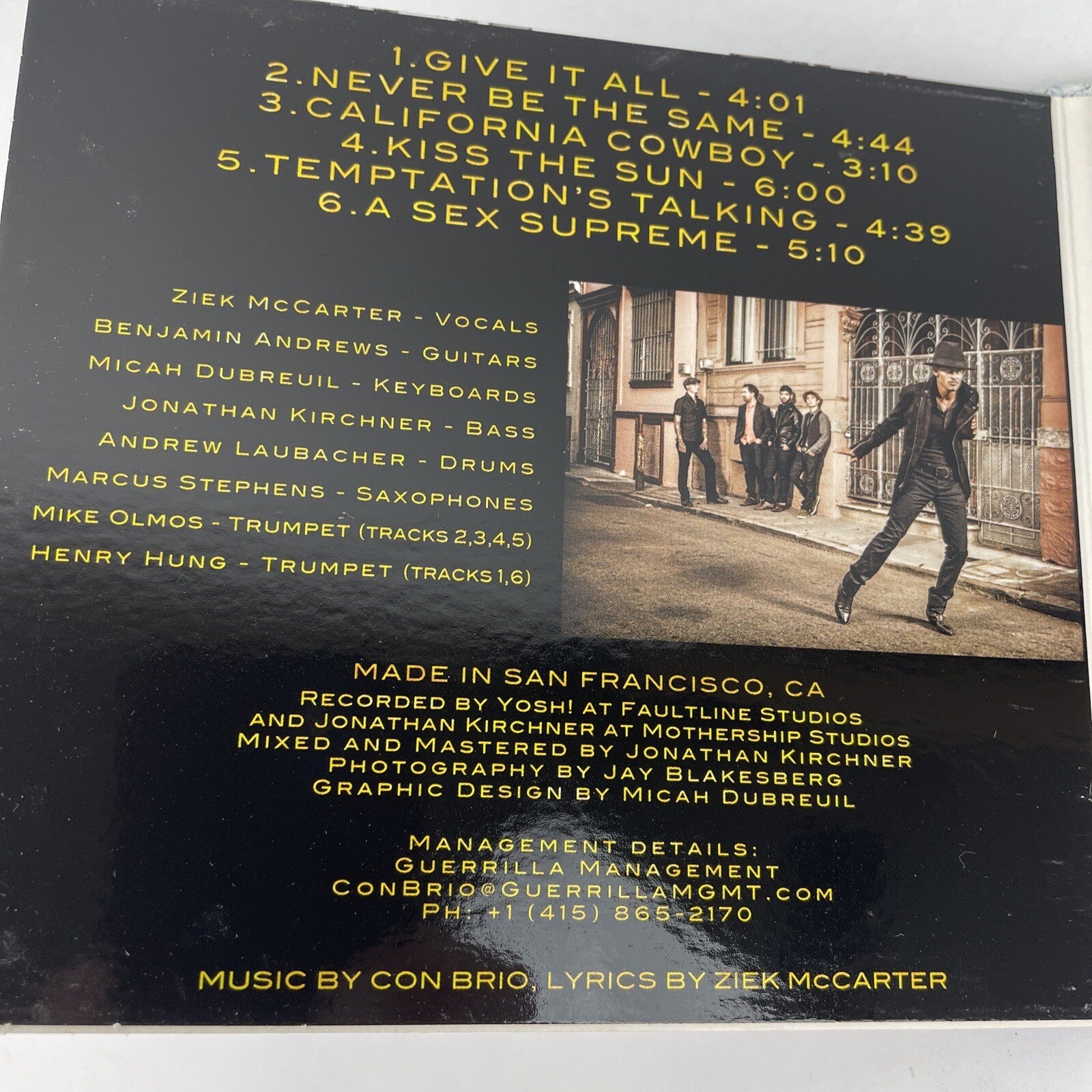 " Con Brio " Kiss The Sun and Paradise Lot of 2 Digital Audio CD Burning House
