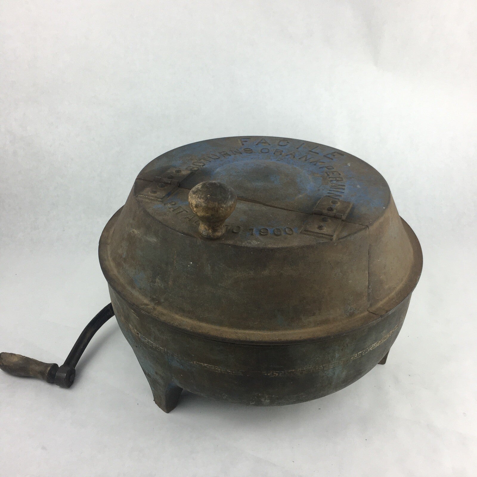 Antique D. H. Burrel Babcock Facile Milk & Cream Tester Cast Iron Centrifuge 