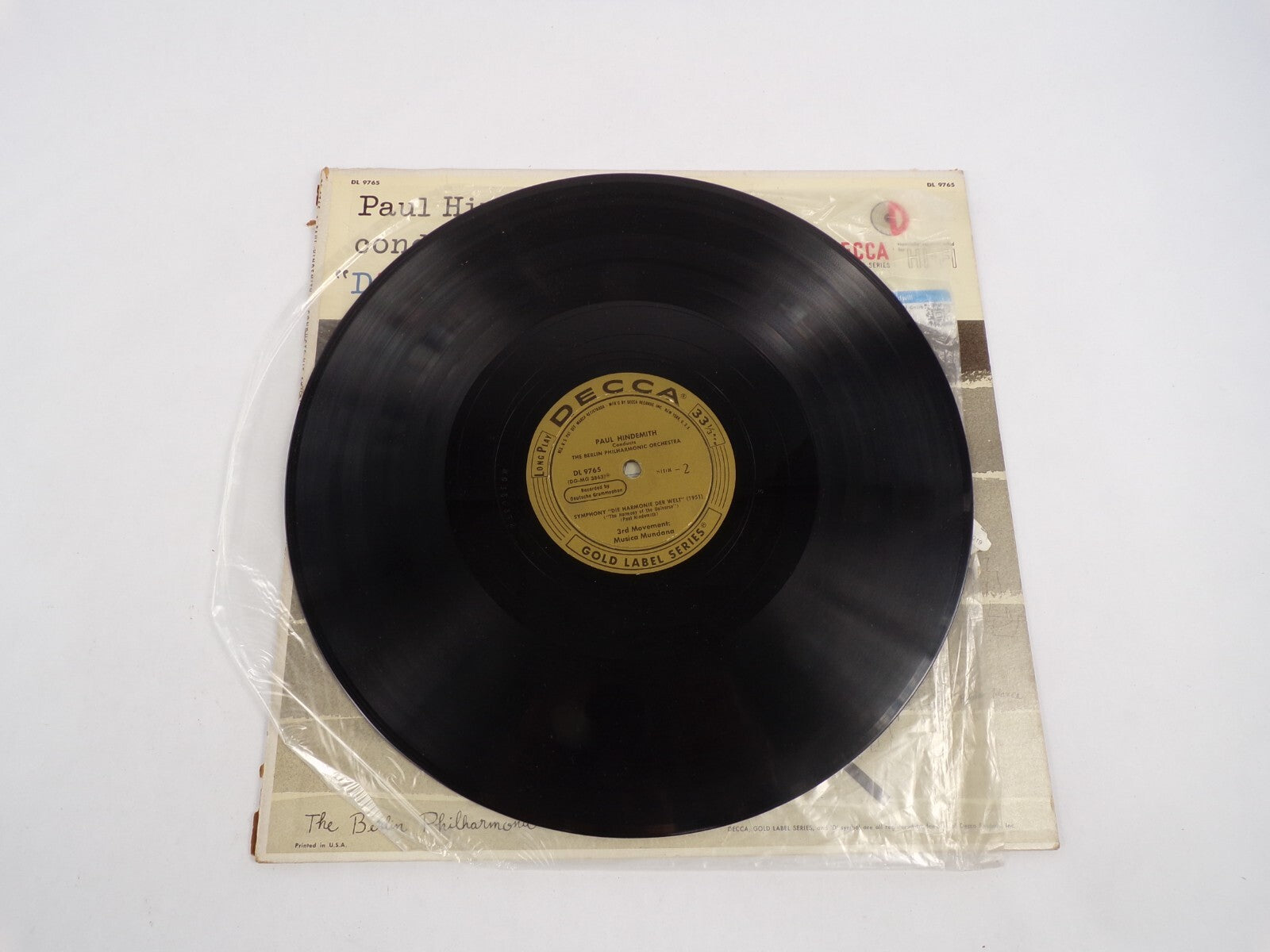 Paul Hindemith Conducts His Symphony "Die Harmonie Der Welt" The Berlin Philharm