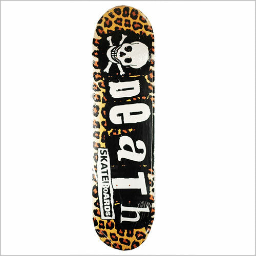Death Leopard Punk deck - Death Skateboards 8 " with grip & free shipping