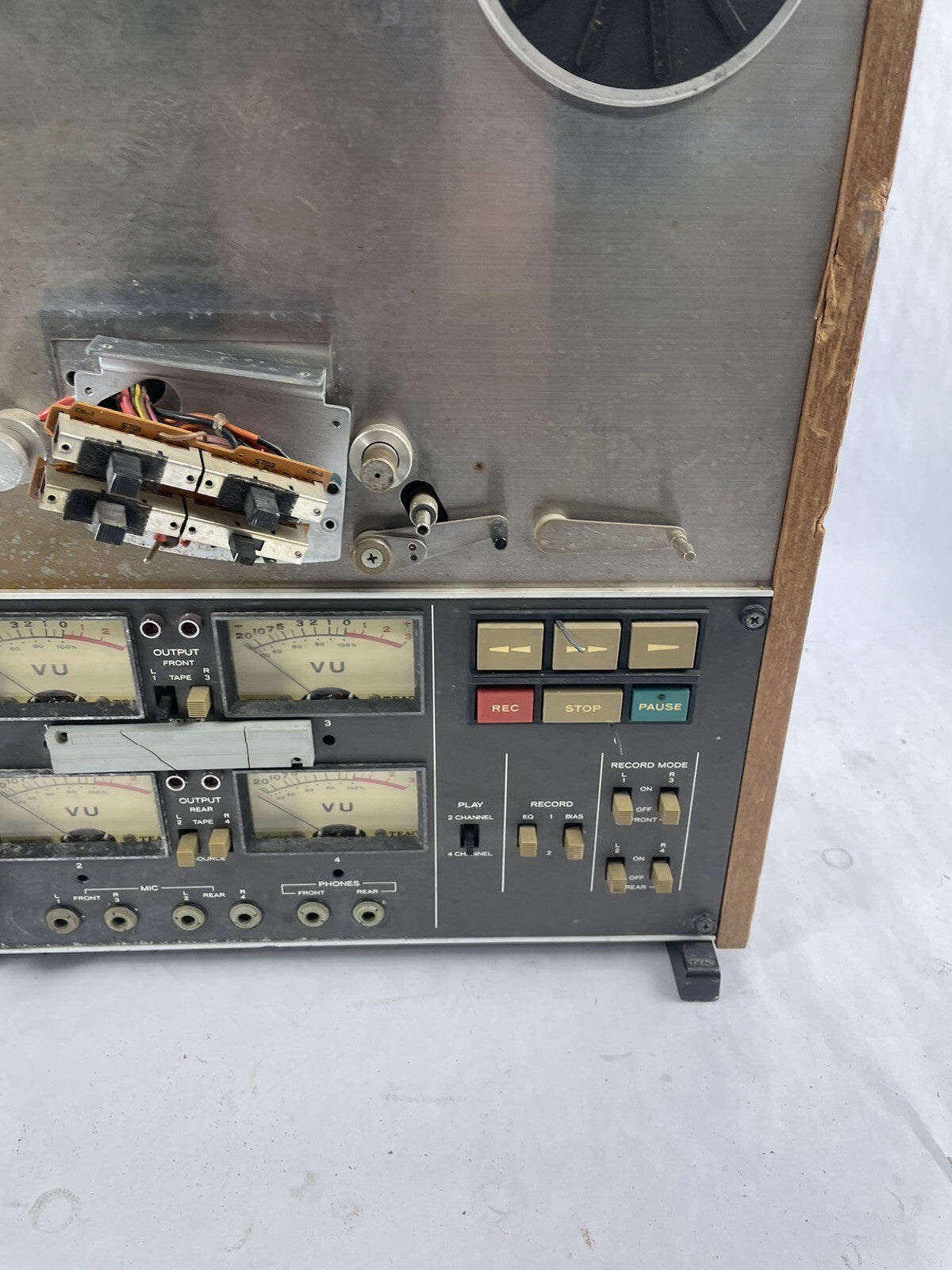 Power Tested Teac A-3340S 4-Channel Simul-Sync Reel to Reel Deck AS-IS