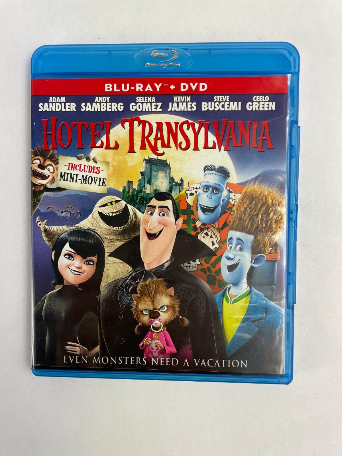 Hotel Transylvania Adam Sandler Andy Samberg Selena Gomez Kevin James DVD Movie 