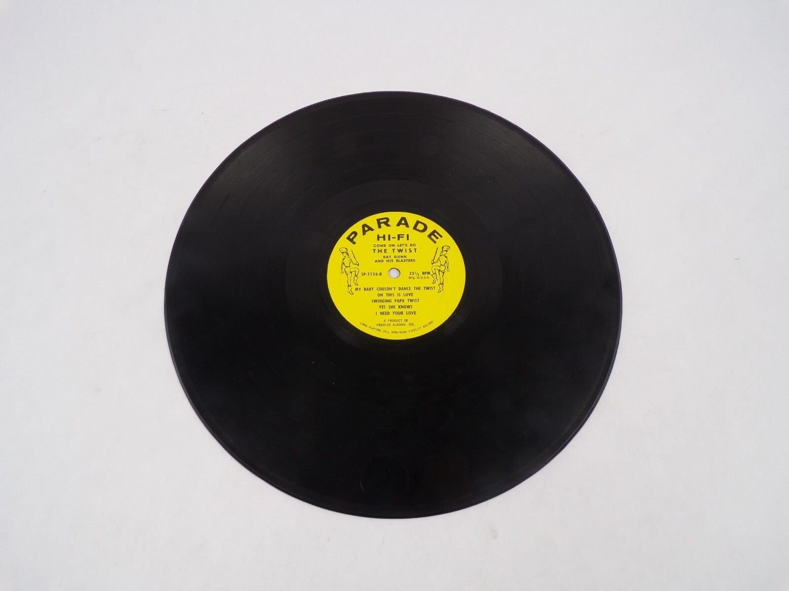 Come On Let's Do The Twist Ray Gunn & His Blasters On This Is Love Vinyl Record