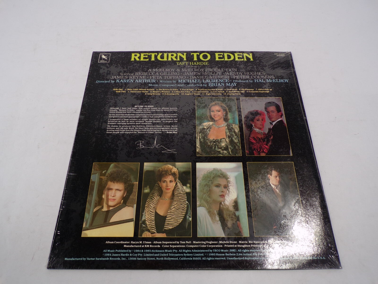 Return to Eden Music Composed and Conducted by Brian May Taft HardieVinyl Record