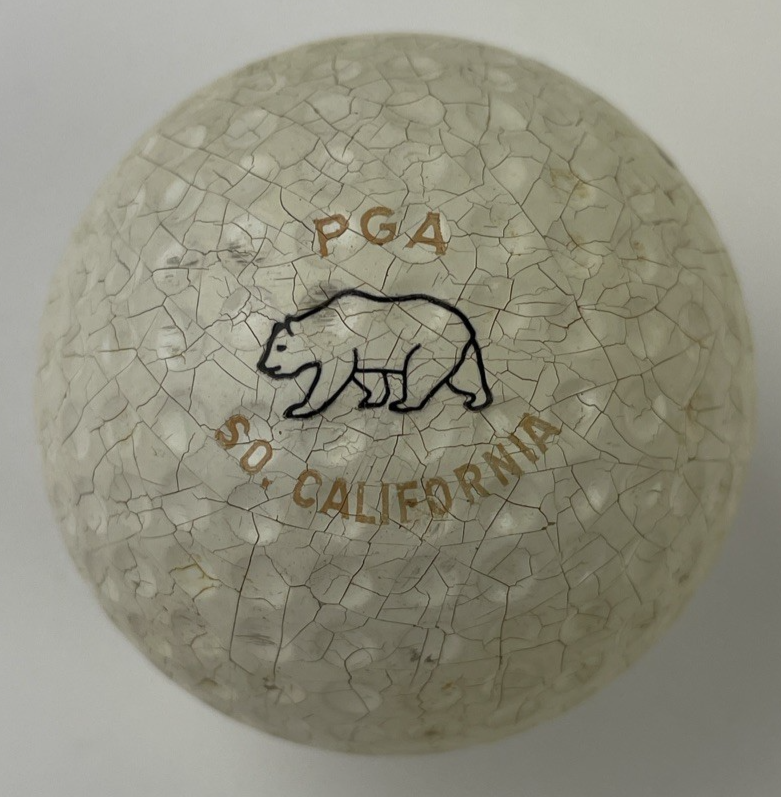 VINTAGE LOGO GOLF BALL PGA OF SOUTHERN SO. CALIFORNIA BEAR Logo #4 USA Man Cave