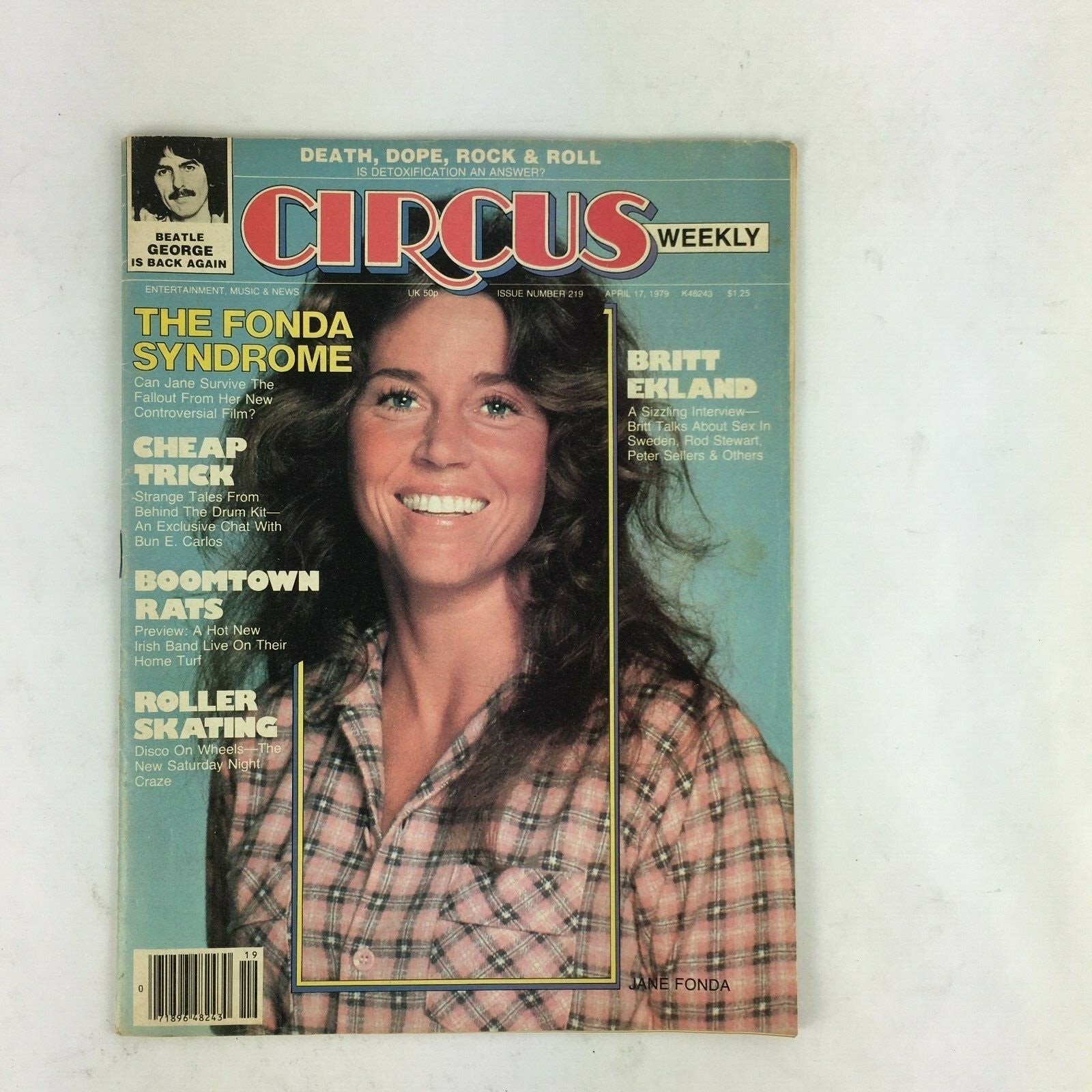 April 17,1979 Circus Magazine The Fonda Syndrome Britt Ekland Cheap Trick 