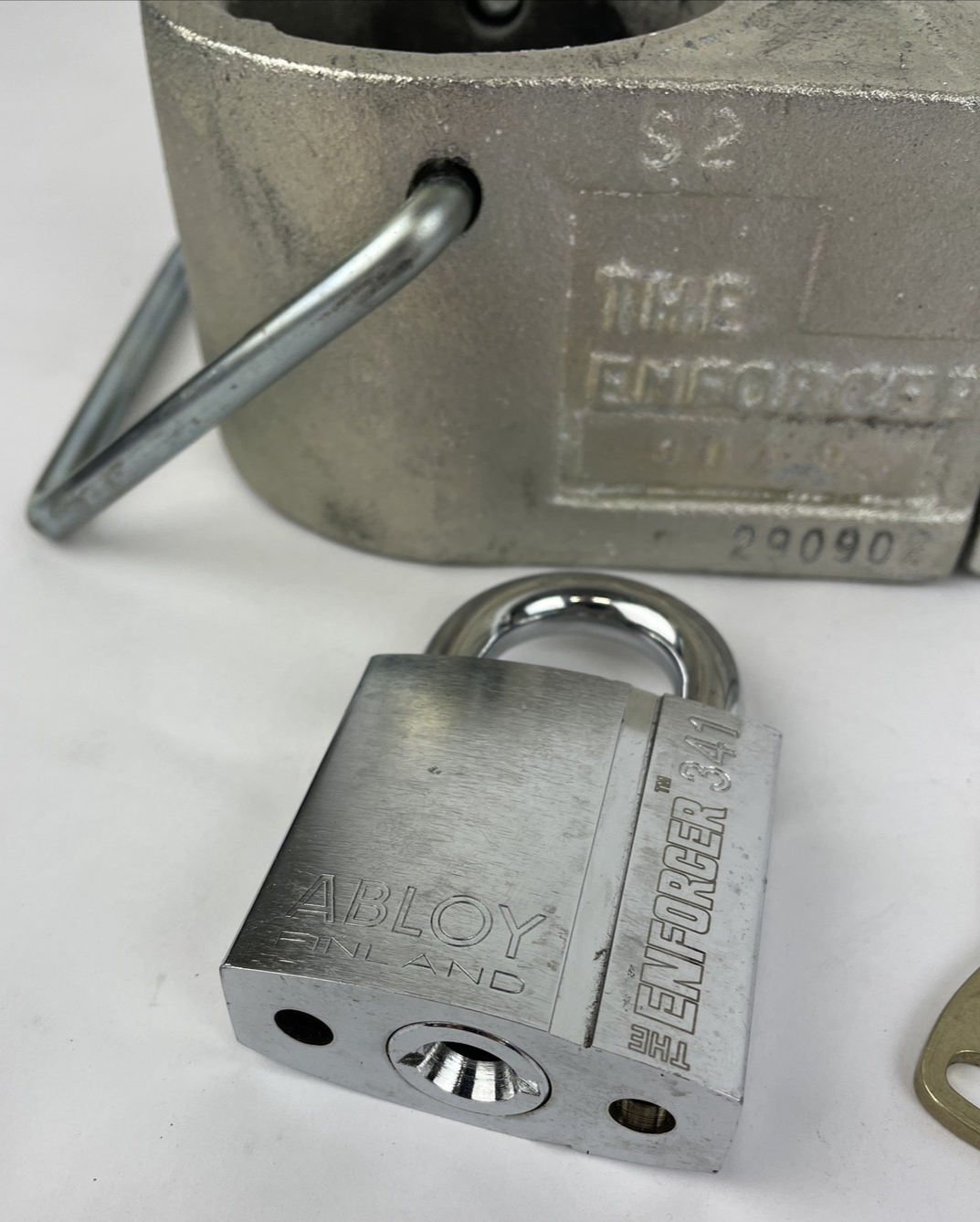 The Enforcer King Pin Lock Model #1111 1111 ABLOY FINLAND - 1 x Key